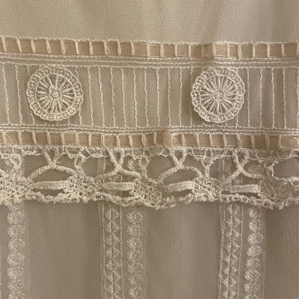 J. JILL Cream Lace Embroidered Tank Blouse - Picture 6 of 13